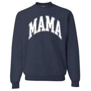 United Monograms Mama Navy Blue sweatshirt